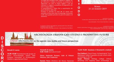 Discorsi sul metodo. “Archeologia urbana: casi studio e prospettive future”