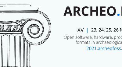 ArcheoFOSS 2021: la XV edizione si terrà dal 23 al 26 novembre