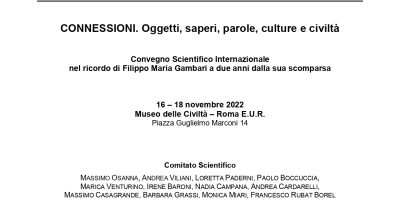 CONNESSIONI. Oggetti, saperi, parole, culture e civiltà