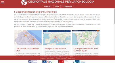 Online il Geoportale Nazionale per l’Archeologia