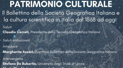 Accessibilita’ digitale e patrimonio culturale: Il Bollettino della Società Geografica Italiana e la cultura scientifica in Italia dal 1868 ad oggi