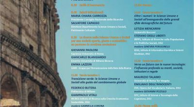 Le Scienze Umane e Sociali nel XXI secolo. Comprendere e trasformare la società