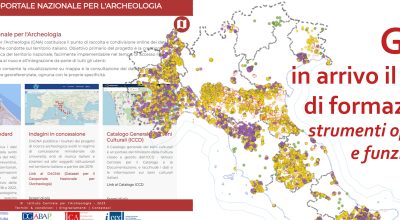 Corso di formazione “Il Geoportale Nazionale per l’Archeologia.  Strumenti operativi e funzionalità”